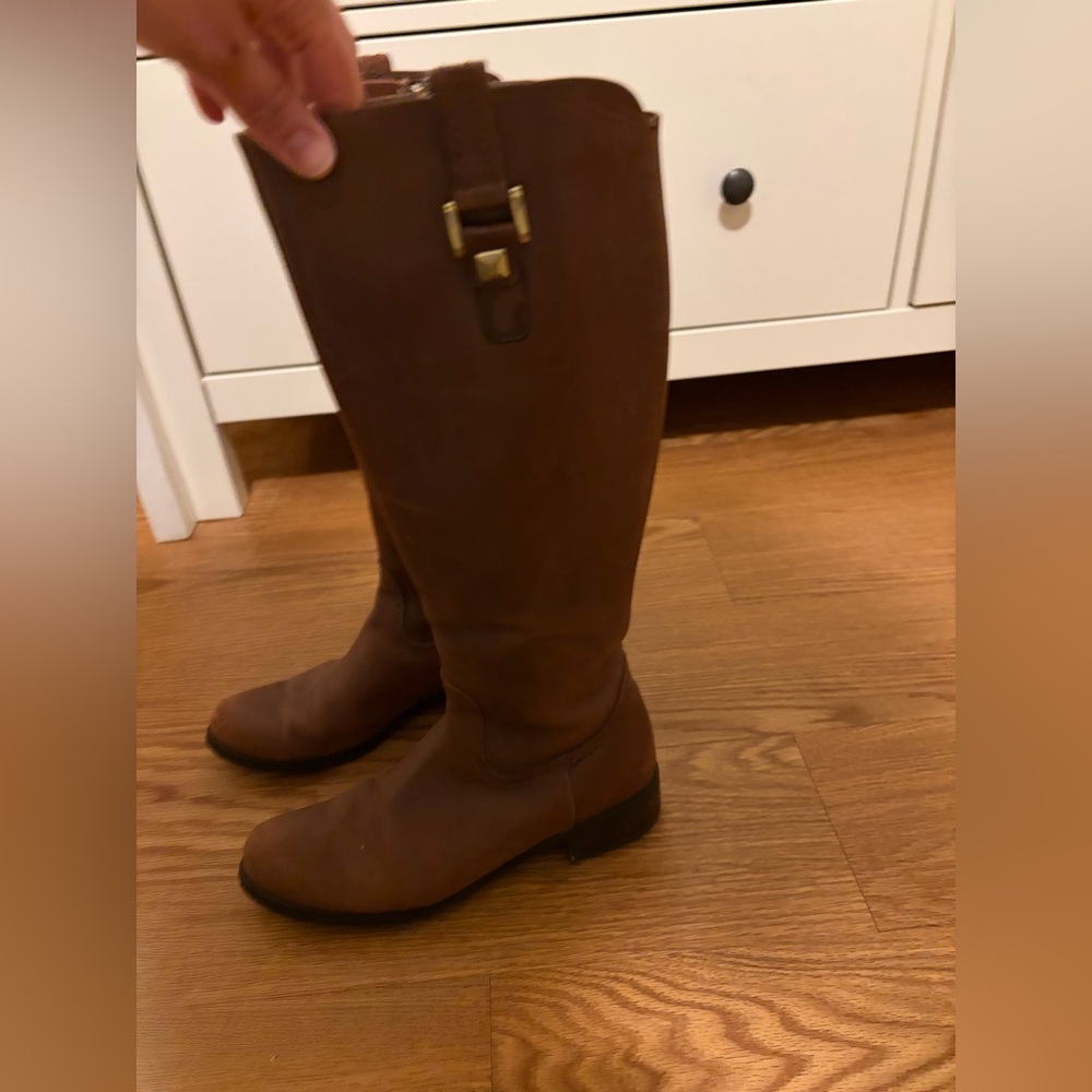 Blondo Chestnut Leather Boots waterproof